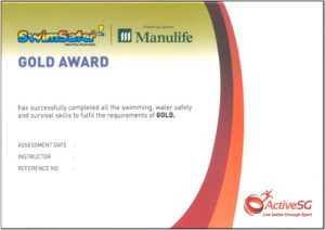 Swimsafer Gold Cert Swimsafer Gold Cert